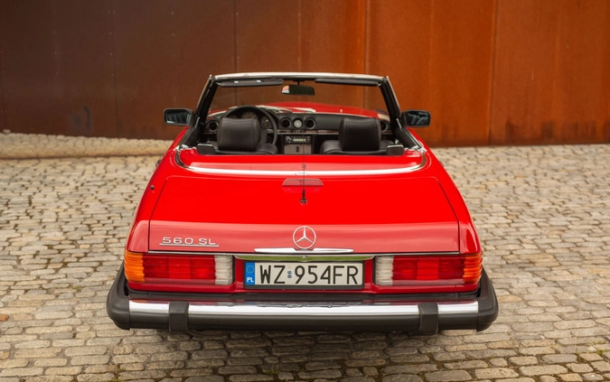 Mercedes-Benz SL cena 99000 przebieg: 270000, rok produkcji 1987 z Warszawa małe 596